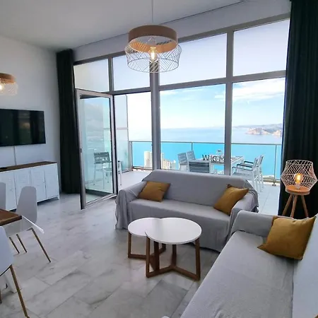 Apartament Skyline 41 Gran Lujo, Terraza Grande Y Vistas Al Mar - Planta 41 Benidorm