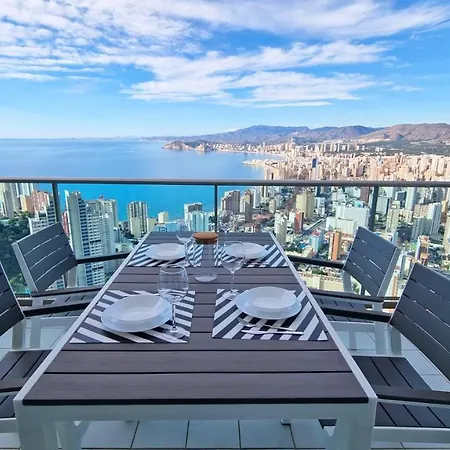 Skyline 41 Gran Lujo, Terraza Grande Y Vistas Al Mar - Planta 41 Benidorm