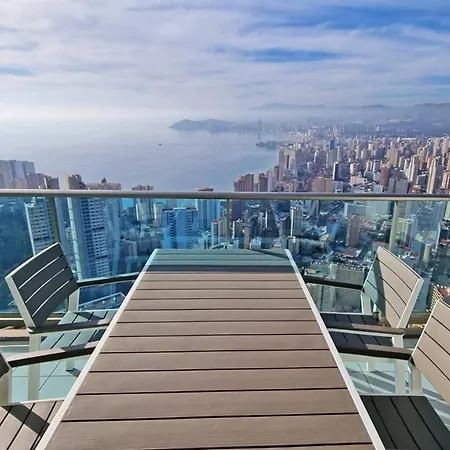 Skyline 41 Gran Lujo, Terraza Grande Y Vistas Al Mar - Planta 41 Benidorm