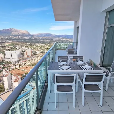 Skyline 41 Gran Lujo, Terraza Grande Y Vistas Al Mar - Planta 41 Apartament Benidorm